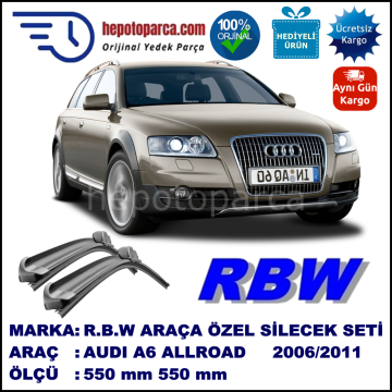 AUDI A6 ALLROAD MUZ SİLECEK TAKIMI RBW ARACA ÖZEL (2006-2011)