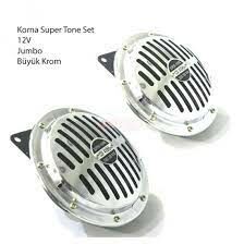 2751583 CARUB KORNA SÜPER TONE SET 12V.KROM JUMBO.B 155mm KROM