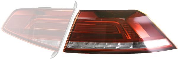 ARKA AYDINLATMA LAMBASI VW PASSAT