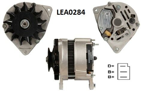 LEA0284  ALTERNATOR A127/14V/55A FORD TRANSIT  III 80,100...MF 184,274,294 TRACTOR -ROVER MAESTRO,METRO...