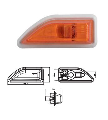3107-M101R30-A YAN SİNYAL LAMBA RH FORD CARGO ÇAMURLUK SİNYAL