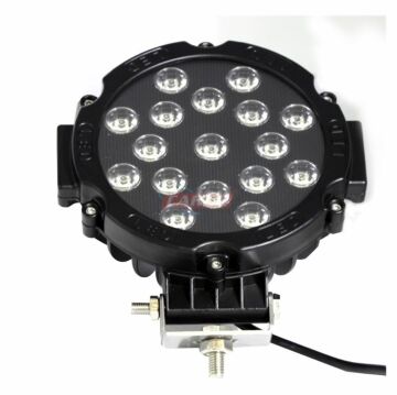 4203216 ÇALIŞMA LAMBASI OFF-ROAD 10-30V 51W SİYAH YUVARLAK 18CM