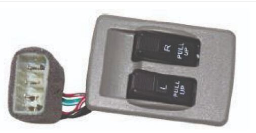AN0040 ANAHTAR CAM ACMA  ÜNİVERSAL TİP ÇİFTLİ GRİ