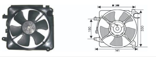 RFM4150 FAN MOTORU DAWEOO MATIZ II