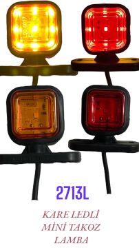 KARA MİNİ TAKOZ (LAMBA) SARI KIRMIZI