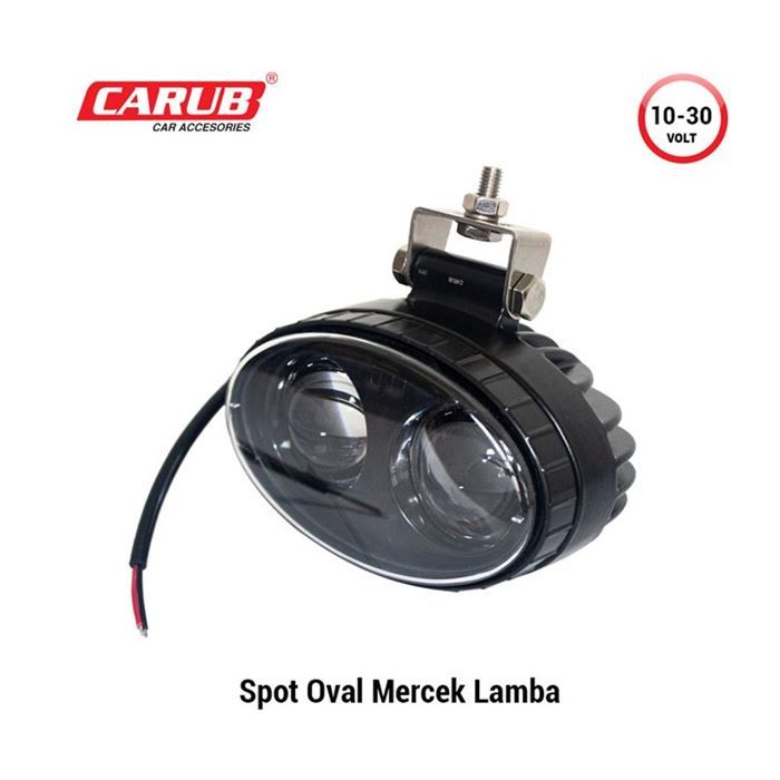 4307720 CARUB LAMB. FORKLİFT 12-80V OVAL MERCEK MAVİ