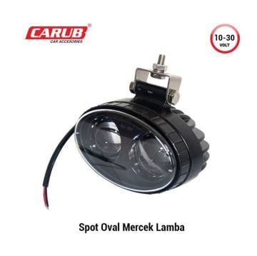 4307720 CARUB LAMB. FORKLİFT 12-80V OVAL MERCEK MAVİ