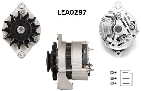 LEA0287  ALTERNATOR A127/14V/70A ALFA ROMEO 3 3 1.2,1.3-OPELASCONA,ASTRA,COMBO,CORSA,KADETT,VECTRA..-VAUXHALL NAB305 110973 66021414 8EL737669001 CA1464IR