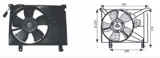 RFM4160 FAN MOTORU DAWEOO LANOS 1,5
