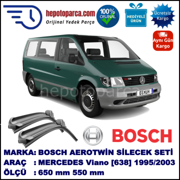 MERCEDES-BENZ Vito [638 T0N] 11.1995-09.2003 650/550 mm Bosch Aerotwin Araca Özel Silecek