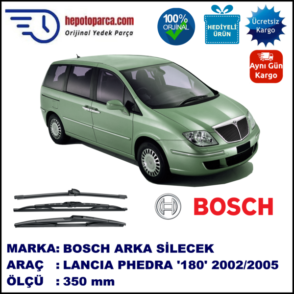 LANCIA Phedra [180] 350 mm 09.2002-09.2005 BOSCH Arka Silecek