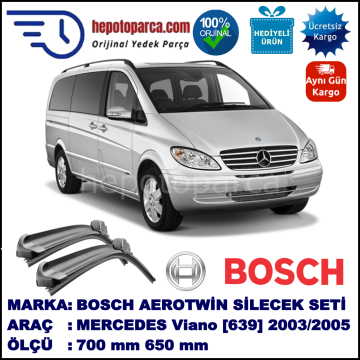 MERCEDES-BENZ Vito [639 T0N] 10.2003-08.2005 700/650 mm Bosch Aerotwin Araca Özel Silecek