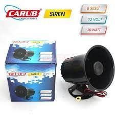2751105 SİREN 12V 20W 6 SESLİ SİREN 4.8cm