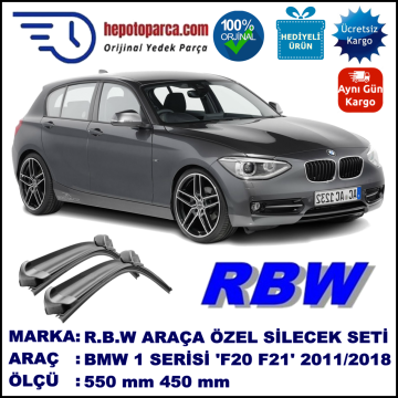 BMW: 1 SERIES [F20,F21] MUZ SİLECEK TAKIMI RBW ARACA ÖZEL (2011→)