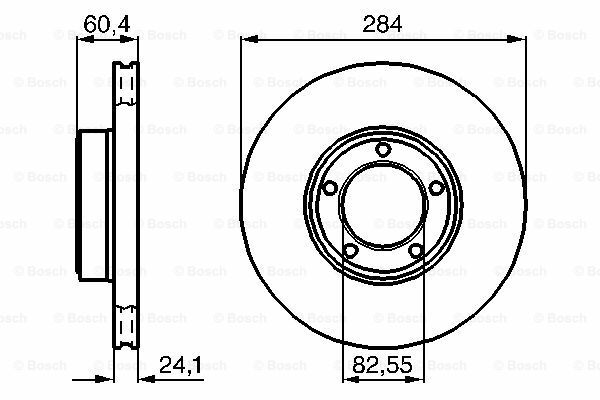 Fren Diski, Ön, [284 /24,1-22,9 mm], Hava Kanallı XJ S 5.3 Coupe 197509 - 199109; XJ 6 4.2 197903 - 198610; XJ S 3.6 Coupe 198610 - 198812; XJ S 4.0 Coupe 199105 - 199409; XJ S 5.3 Cabrio 198109 - 199109; XJ 12 5.3 HE 198107 - 199409; XJ S 5.3 Coupe
