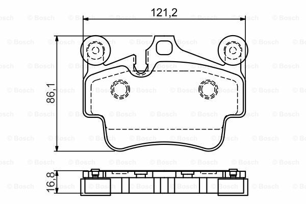 Disk BalataPORSCHE 911 3.8 S Carrera 08.2004 - 05.2008; 911 3.8 S Carrera Cabriolet 04.2005 - 05.2008; 911 3.8 S Carrera 4 10.2005 - 05.2008; 911 3.8 S Carrera Cabriolet 4 10.2005 - 05.2008; 911 3.8 S Targa 4 08.2006 -  POR 99735193903