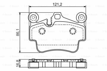 Disk BalataPORSCHE 911 3.8 S Carrera 08.2004 - 05.2008; 911 3.8 S Carrera Cabriolet 04.2005 - 05.2008; 911 3.8 S Carrera 4 10.2005 - 05.2008; 911 3.8 S Carrera Cabriolet 4 10.2005 - 05.2008; 911 3.8 S Targa 4 08.2006 -  POR 99735193903