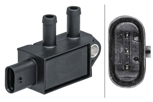 Egzoz Basıncı Sensörü,3-Kutuplu,Audi/MAN/Seat/Skod 04L906051F
