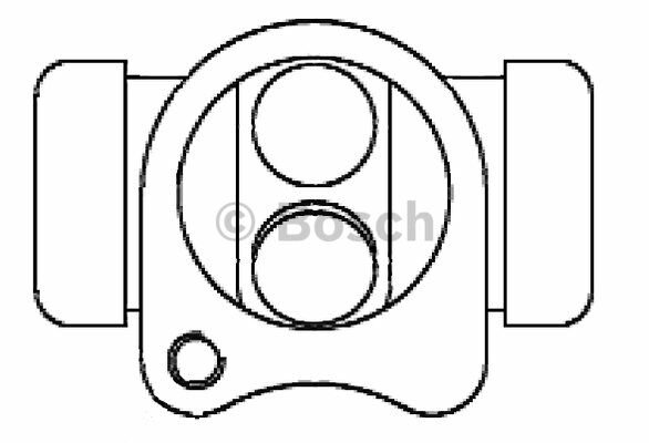 Tekerlek Silindiri - [ø 17,46 mm]DAEWOO Tico 0.8 ( 06.1991 - 01.2005 ); Tico 0.8 ( 05.1991 - 03.2001 ); Matiz 0.8i ( 11.1998 - 02.2002 ) DAO 5341070B11