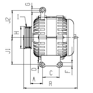 F032113978 Alternatör Ford Focus 1.8 CSDA 01-10-20 03 -,Ford Focus 2.0 AODB 01-03-2004 -,Ford Focus 1.8 QQDA 01-04-2004 -,Ford Focus 2.0 AODA 01-03-2004 -,Ford Focus 2.0 AODB DA_ 01-07-2004 - ALT3120