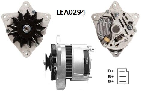 LEA0294  ALTERNATOR A127/14V/70A CASE-JAGUAR 73-81 -TVR NAB905 111204 66021169 8EL737674001 CA1469IR