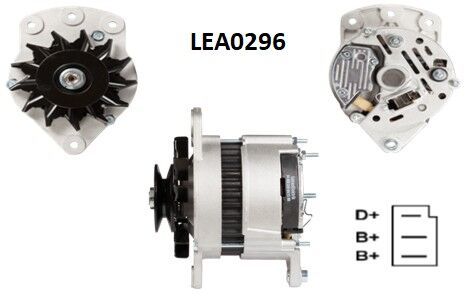 LEA0296  ALTERNATOR A127/28V/55A UNIVERSAL NAB901 NAB924 110977 66021174 8EL737673001 CA1468IR