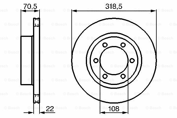 Fren Diski, Ön, [318,5 /22-20 mm], Hava KanallıTOY Land Cruiser 3.0 Diesel Turbo ( 04.1996 - 12.2006 ); 4-Runner 2.7 ( 11.1995 - 08.2000 ); 4-Runner 2.7i ( 11.1995 - 08.2000 ); 4-Runner 3.4i ( 11.1995 - 08.2002 ); 4-Runner 3.4i ( 11.1995 - 08.2002 );