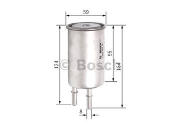 VOLVO V60 T5 (09.2010 - 08.2013) BOSCH Filtre Seti filitre