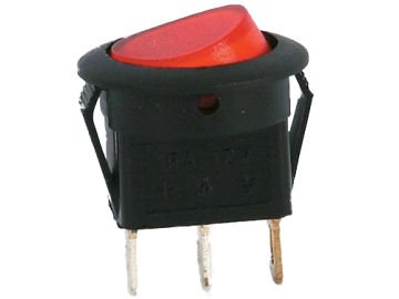 11-020  IŞIKLI AÇMA KAPAMA ANAHT.KIRMIZI (TUŞ LU YUVARLAK MİNİ)