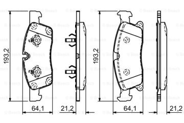 Disk BalataMERCEDES-BENZ ML 350 BlueTec 4MATIC 06.2011 - ; ML 250 BlueTec 4MATIC 06.2011 - ; GL 350 BlueTec 4MATIC 08.2012 - ; ML 350 4MATIC 06.2011 - ; ML 300 4MATIC 04.2014 - ; ML 400 4MATIC 08.2013 - ; GL 400 4MATIC 08.201 MB A0074208020; MB A0064