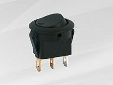 11-042  IŞIKLI AÇMA KAPAMA ANAHTARI KIRMIZI   (BUTON TİPİ)