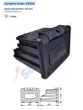 5503A Dorse Alet Çantası 110 Lt