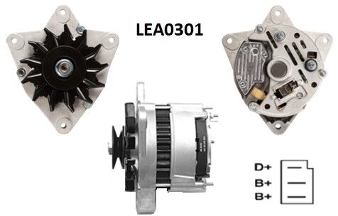 LEA0301  ALTERNATOR A127/28V/55A
