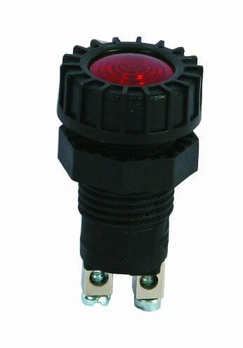 13-002/K  İKAZ LAMBASI  AMPULLÜ 12 V. 2 W. TE RMİNALLİ (KIRMIZI)