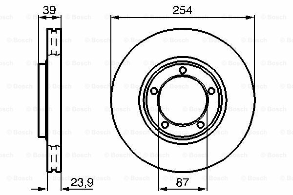 Fren Diski, Ön, [254 /24-22,4 mm], Hava KanallıMIT Space Gear 2.4i 2WD ( 12.1994 - 03.2001 ); Space Gear 2.5 Turbo-D Intercooler 2WD ( 12.1994 - 03.2001 ); L 300 2.0 16V Truck ( 06.1994 - 05.1996 ); L 300 2.0i 16V Truck ( 06.1994 - 04.2000 ); L 300 2