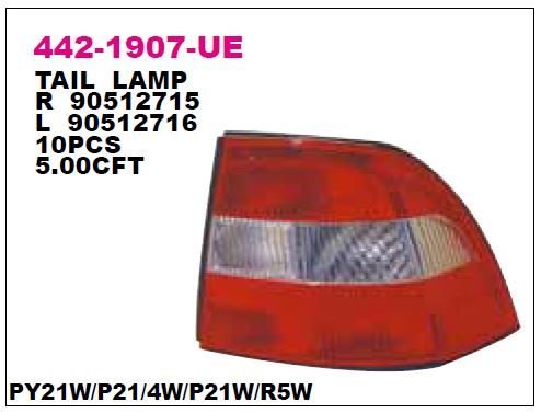 STOP LAMBASI SAĞ VECTRA B 96-  OPEL VECTRA OPL10VE007   6223160