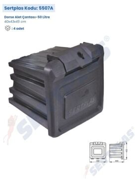 5507A Dorse Alet Çantası 50 Lt