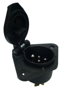 14-017  7'Lİ N TİPİ PLASTİK TIR RÖMORK PRİZİ  (TERMİNALLİ ve KONNEKTÖRLÜ)  DORSE FİŞİ siyah 8JB008085001 51305287 DAF 1523985 1523985 BOSCH 0986352010 0986352010 JAEGER 74400006 111008