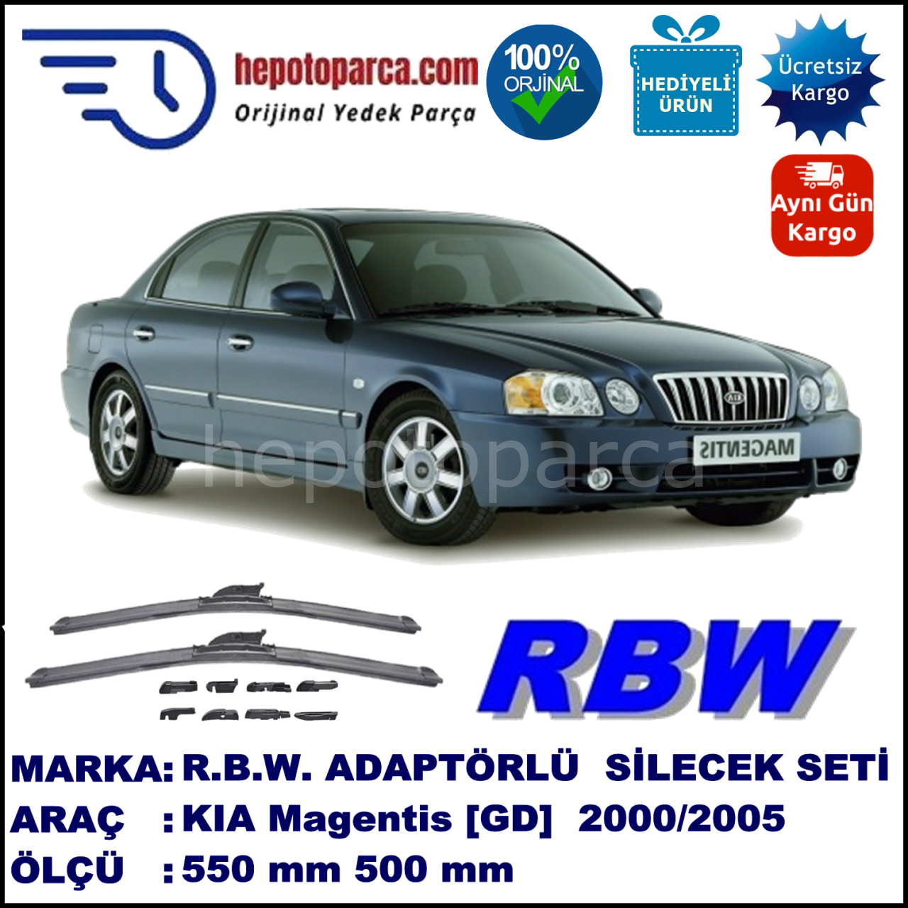 BW  ADAPTÖRLÜ MUZ SİLECEK SETİ