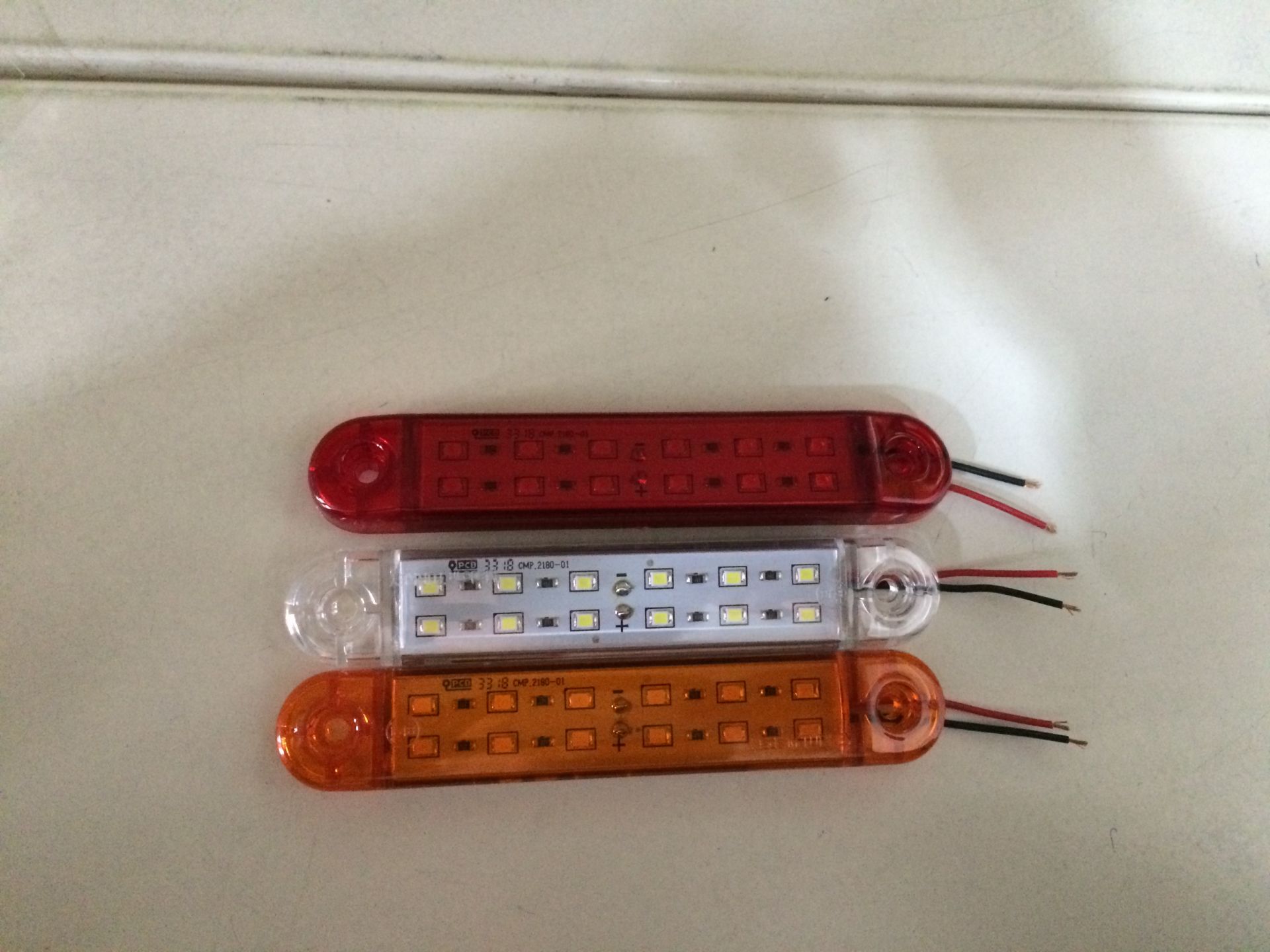 ÜÇLER 12 LED ÇİFT SIRA DEKOR LAMBA MAVİ