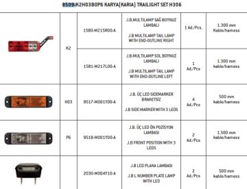 8509-K2H03B0P6 MEILLER KARYA (KARIA) H306 TRAILIGH