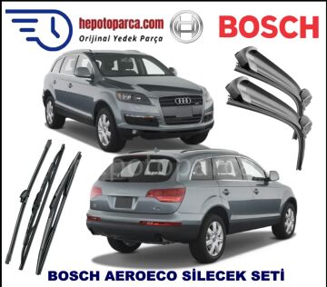 AUDI Q7 [4LB] 03,2006-,,, Bosch Aeroeco Ön ve Arka Silecek Takımı
