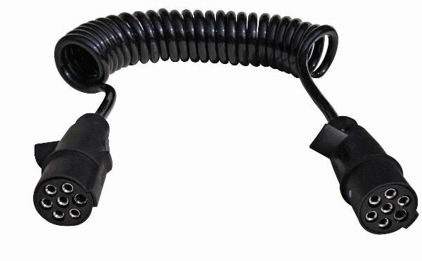 14-031  7'Lİ N TİPİ PLASTİK TIR RÖMORK FİŞİ   POLİÜRETAN KABLOLU (TERMİNALLİ ve KONNEKTÖRLÜ)  DORSE FİŞİ 8KA004797041 51276620 SCANIA 20223041