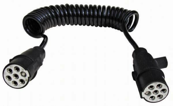 14-032  7'Lİ S TİPİ PLASTİK TIR RÖMORK FİŞİ   POLİÜRETAN KABLOLU (TERMİNALLİ ve KONNEKTÖRLÜ)  DORSE KABLOSU 8KA004797051 51276621 SCANIA 20223051