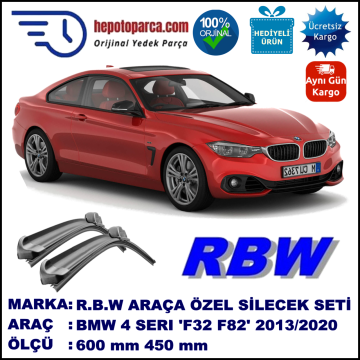 BRIO [F32,F82] MUZ SİLECEK TAKIMI RBW ARACA ÖZEL (2013→)