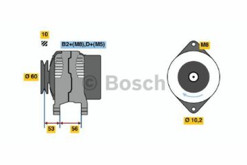 AlternatörOPEL; Astra VAU 9119309; OPE 9132653