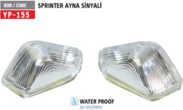YP-155L MERCEDES SPRINTER AYNA SİNYALİ SOL BEYAZ