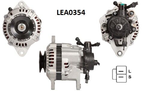 LEA0354  ALTERNATOR 14V/75A/V.P. KIA PREGIO ( TB) 2.7 3730012470 LRA02041 OK72A18300 OK72A18300A OK72A18300B AF175353 DRA4256 IAJ0022 TA000A24901