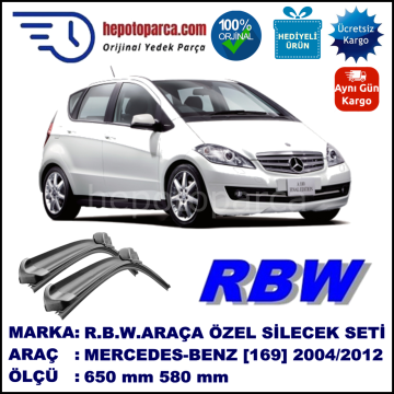 MERCEDES A-CLASS [W169] MUZ SİLECEK TAKIMI RBW ARACA ÖZEL (2004-2012)