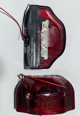 P-100 PLAKA LAMBA LEDLİ  KIRMIZI KOBRA TİP